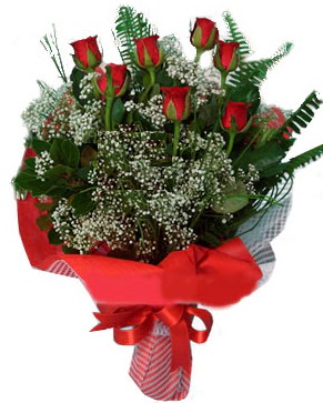 7 kırmızı gül buketi  Aksaray çiçek servisi , çiçekçi adresleri 