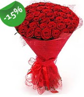 51 adet kırmızı gül buketi özel hissedenlere  Aksaray çiçek siparişi sitesi 
