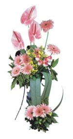  Aksaray güvenli kaliteli hızlı çiçek  Pembe Antoryum Harikalar Rüyasi